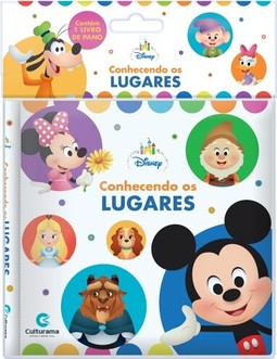 LIVRO DE PANO DISNEY BABY - CONHECENDO OS LUGARES