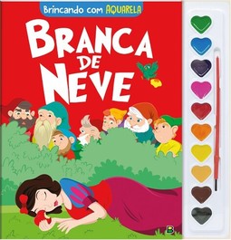 Brincando com Aquarela: Branca de Neve