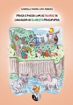 Prosa e poesia com as figuras de linguagem na floresta prosopopeia