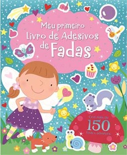 Meu primeiro livro de adesivos de fadas
