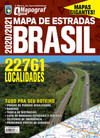 Mapa de estradas Brasil 2020/2021