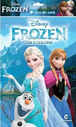 Frozen - Ler e colorir com Giz