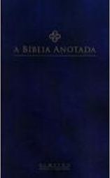 A Bíblia Anotada: Luxo - Azul Prateada