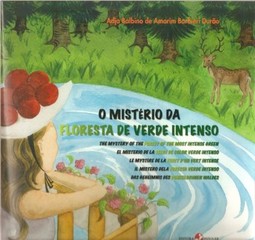 O mistério da floresta de verde intenso