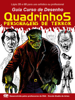Guia curso de desenho quadrinhos personagens de terror