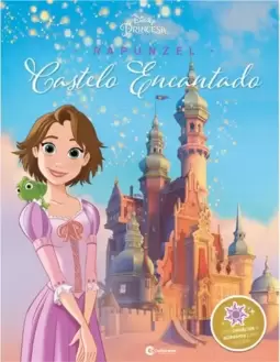 CASTELO ENCANTADO DISNEY COM ADESIVOS - RAPUNZEL