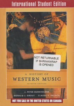 A History of Western Music 7e ISE