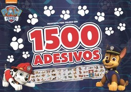 Patrulha canina - Prancheta para colorir com 1500 adesivos