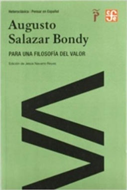 Para una filosofia del valor