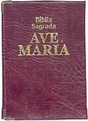 Bíblia Sagrada Ave-Maria Com Velcro (Capanga) Vinho