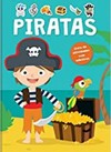Piratas - livro de atividades com adesivos
