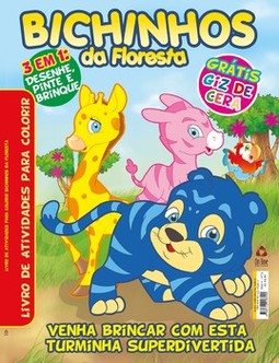 Bichinhos da floresta: livro de atividades para colorir