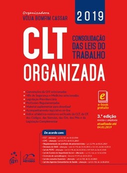 CLT organizada: Consolidação das Leis do Trabalho