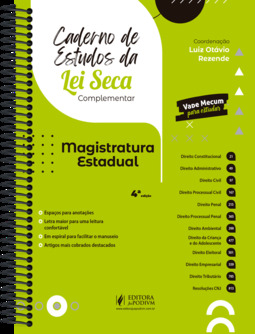 Caderno de estudos da lei seca complementar magistratura estadual