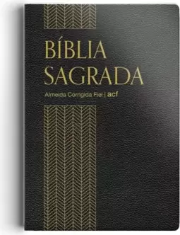 Bíblia ACF - Capa semi luxo preta