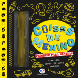 Coisas de menino: Com uma caneta de tinta invisível