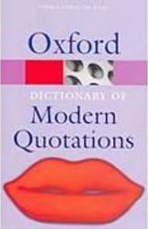 Dictionary of Modern Quotations - IMPORTADO