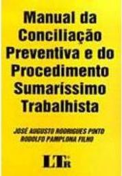 Manual de Conciliação Preventiva Procedimento Sumaríssimo Trabalhista