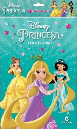 Princesas - Ler e colorir com Giz