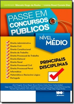 Passe Em Concursos Publicos   Nivel Medio - Principais Disciplinas