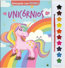 Brincando com Aquarela: Unicórnios