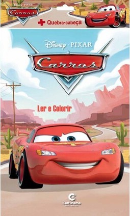 Carros - Ler e colorir Quebra-cabeça