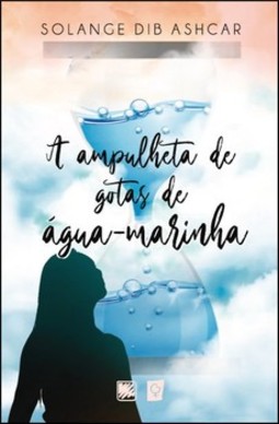 A ampulheta de gotas de água-marinha