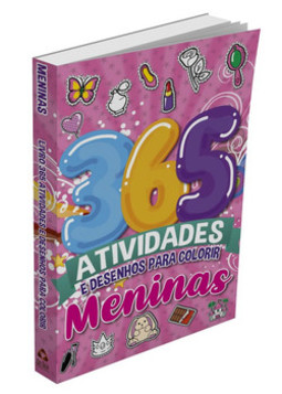 365 atividades e desenhos para colorir - Meninas