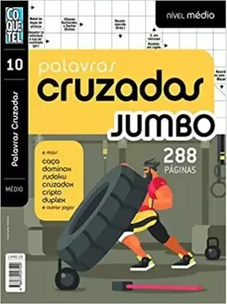 Palavras cruzadas jumbo - Nível médio - Livro 10