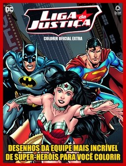 Liga da Justiça: colorir oficial extra
