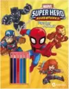 Marvel Super Hero Adventures Ler e Colorir com Lapis