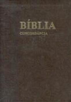 Bíblia com Concordância Capa de Luxo - Marrom