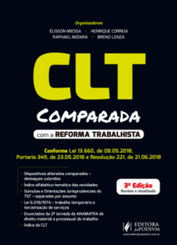 CLT comparada com a reforma trabalhista