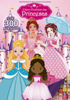 O reino encantado das princesas: megaprancheta para colorir com adesivos