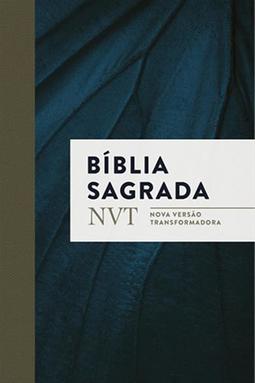 Bíblia Sagrada NVT - Azul Marinho - Letra Normal - Brochura com Orelhas