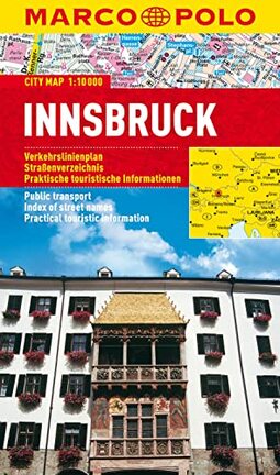 Innsbruck Marco Polo City Map: Stadsplattegrond 1:10 000