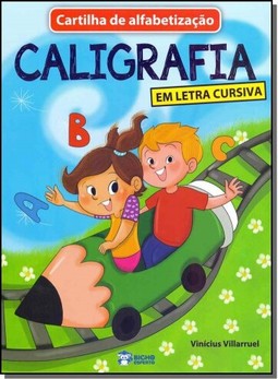 Cartilha de alfabetização - Caligrafia letra cursiva
