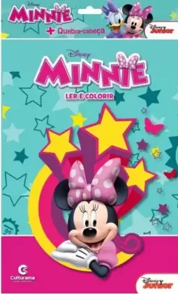 Minnie - Ler e colorir Quebra-cabeça