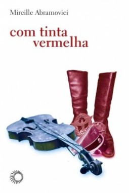 Com tinta vermelha