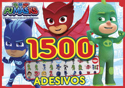 PJ Masks - Prancheta para colorir com 1500 adesivos
