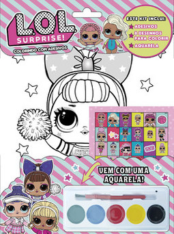 L.O.L. surprise! - Colorindo com adesivos