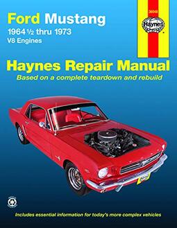 Ford Mustang I, 1964 1/2-1973: V8 Engines