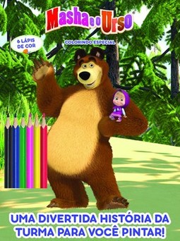 Masha e o urso: colorindo especial