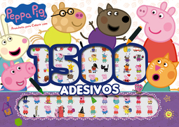 Peppa Pig prancheta para colorir com 1500 adesivos