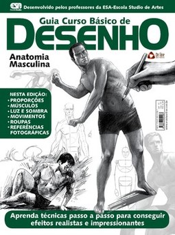 Guia curso básico de desenho: anatomia masculina