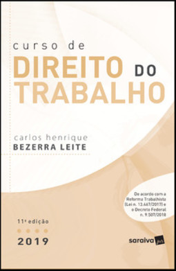 Curso de direito do trabalho 2019