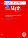 Math Course 1, Grade 6 Hands-on Lab Activities With Answer Key: Holt Mathematics