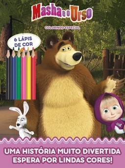 Masha e o urso: colorindo especial