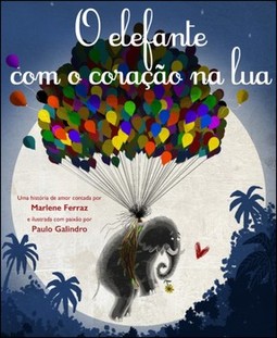 O elefante com o coração na lua