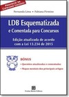 LDB esquematizada e comentada para concursos